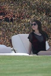 Anna Kendrick in a Swimsuit at a Hot Tub in Los Cabos 05/14/2017