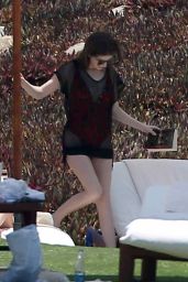Anna Kendrick in a Swimsuit at a Hot Tub in Los Cabos 05/14/2017