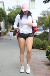 Ariel Winter in Short Shorts   Arriving at the 901 Salon on Melrose Place 05/17/2017