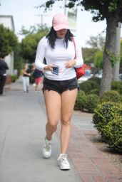 Ariel Winter in Short Shorts   Arriving at the 901 Salon on Melrose Place 05/17/2017