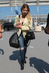 Ashley Benson Casual Outfit - Packs up and Leaves the Cannes Film Festival in France 05/24/2017