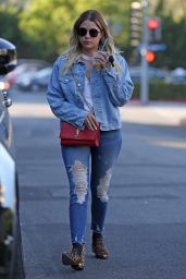 Ashley Benson Wearing Jeans - Leaving a Salon in West Hollywood, CA 05/03/2017