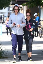 Ashley Tisdale - Leaving the Gym with Christopher French in Studio City 05/30/2017