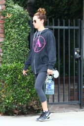 Ashley Tisdale - Leaving the Gym with Christopher French in Studio City 05/30/2017
