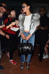 Bella Hadid - Arriving at the Nice Airport in France 05/16/2017