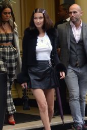 Bella Hadid - Leaving Her Hotel in London 05/12/2017