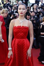 Bella Hadid on Red Carpet - "Okja" premiere at Cannes Film Festival 05/19/2017