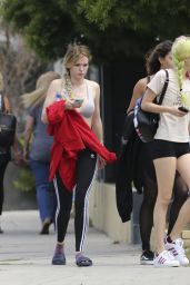 Bella Thorne & Dani Thorne - Working Out at a Pilates Class in LA 05/15/2017