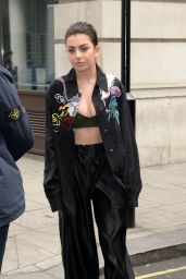 Charlie XCX - Arrives at BBC Radio 1 in London 05/11/2017