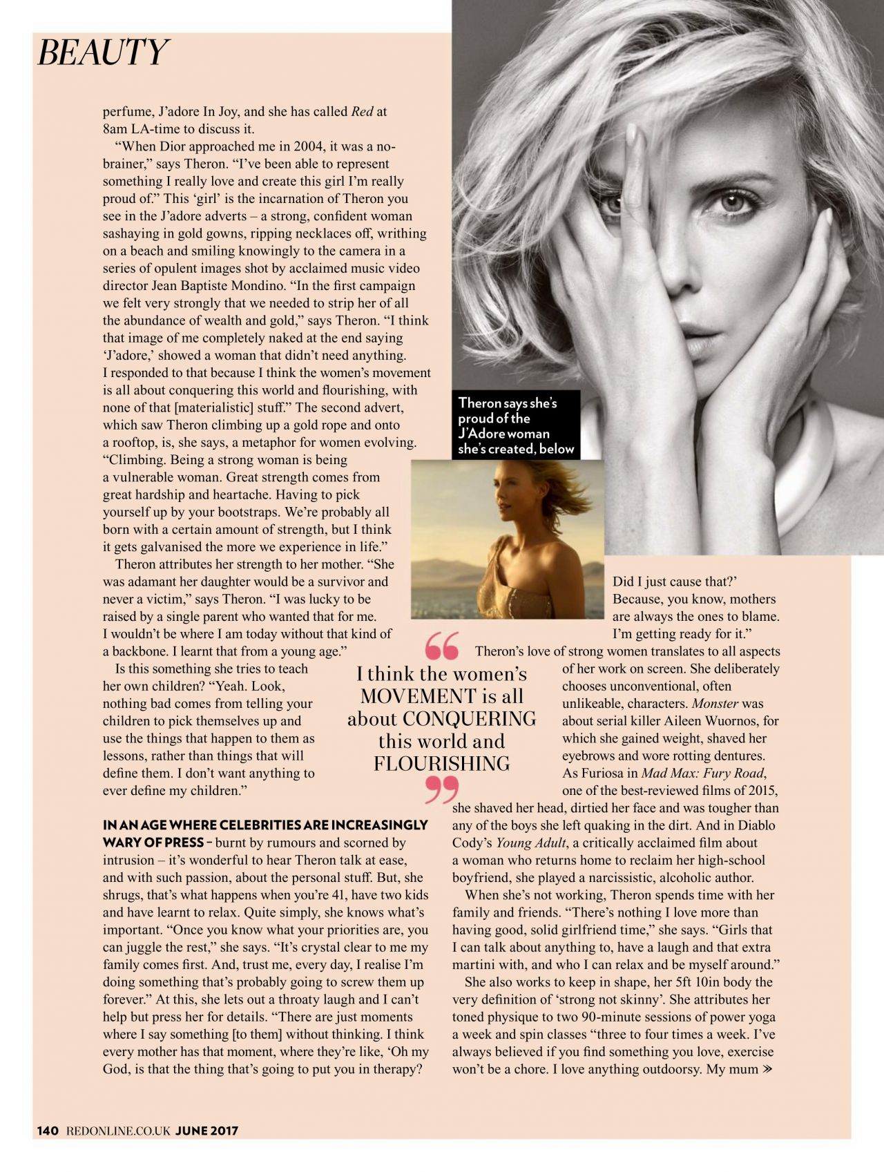 Charlize Theron - Red Magazine UK June 2017 Issue • CelebMafia