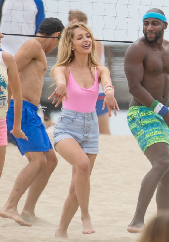 Chloe Bennet - Filming Beach Scenes for "Valley Girl" Remake in LA 05/30/2017