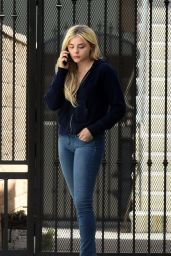Chloe Grace Moretz Street Style - Talks on the Phone, Los Angeles 05/18/2017