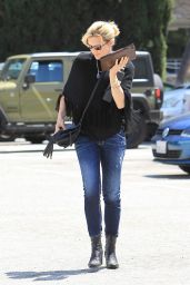Courtney Thorne-Smith in Casual Attire - Shopping in Beverly Hills 05/18/2017