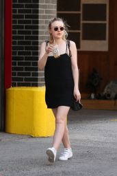 Dakota Fanning Street Style - New York City 05/19/2017