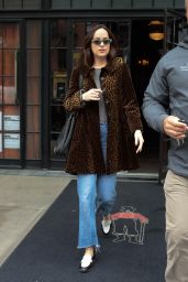 Dakota Johnson Leaving the Bowery Hotel in NYC 05/01/2017