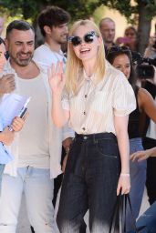 Elle Fanning Arriving at the Martinez Hotel in Cannes, France 05/16/2017