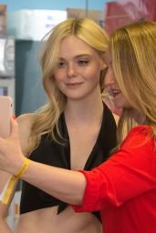 Elle Fanning - Buying Some Ice Cream at Croisette in Cannes 05/18/2017