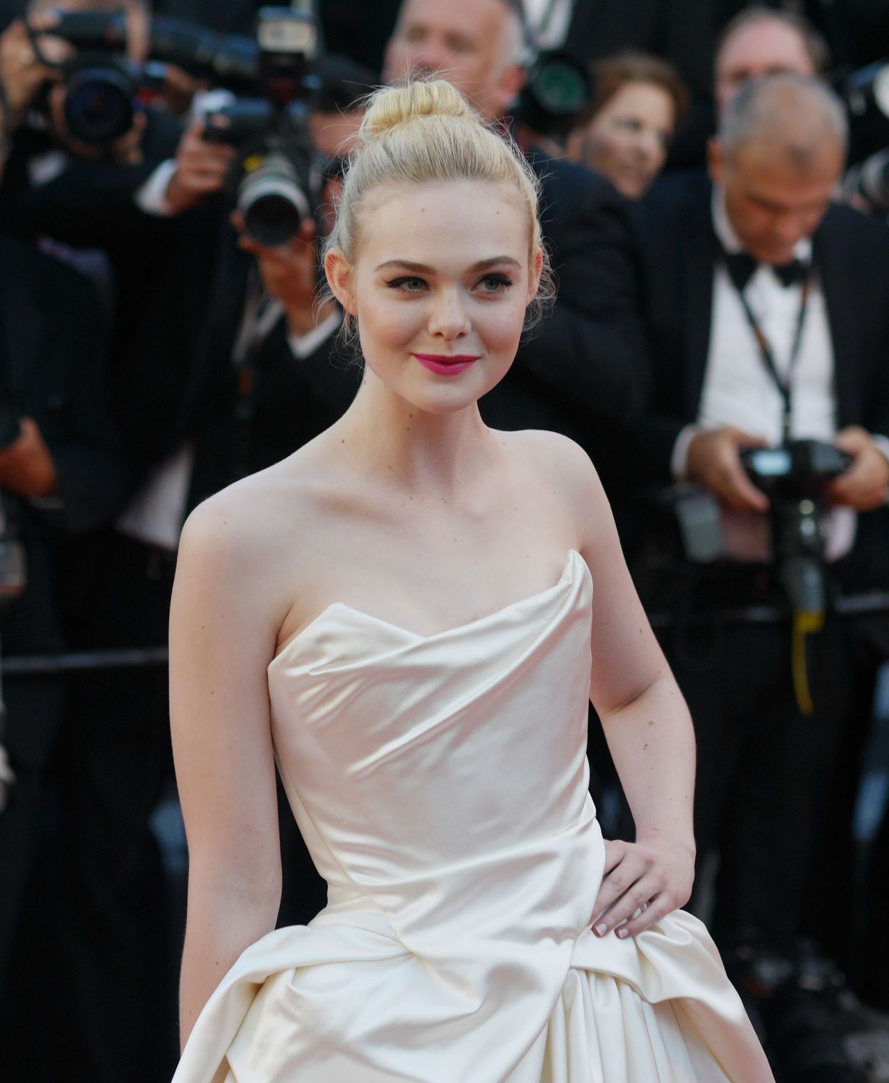 Elle Fanning - Opening Ceremony Of The 70th Cannes Film Festival 05/17 ...