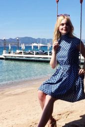 Elle Fanning - Out in Cannes, France 05/17/2017