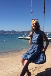 Elle Fanning - Out in Cannes, France 05/17/2017