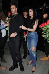 Emeraude Toubia With Prince Royce at TAO Los Angeles 05/11/2017