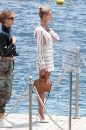Hailey Baldwin Style - Leaving Eden Roc in Cannes 05/23/2017