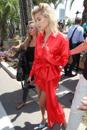 Hailey Baldwin Style - Out in Cannes, France 05/24/2017