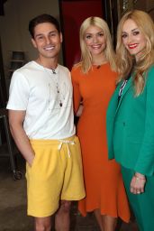 Holly Willoughby & Ferne Cotton - Celebrity Juice Show Filming, Herts 05/17/2017