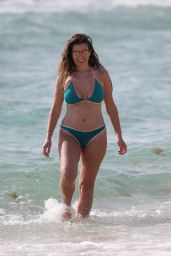 Imogen Thomas in Bikini at the Beach in Spain 05/07/2017