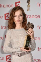 Isabelle Huppert Wins Lifetime Achievement Award at the 29th Molieres Awards in Paris 05/29/2017