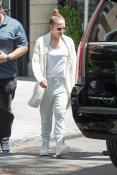 Jennifer Lopez in Casual Attire - Out in New York 05/04/2017
