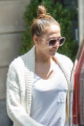 Jennifer Lopez in Casual Attire - Out in New York 05/04/2017