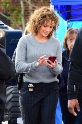 Jennifer Lopez - On the Set of "Shades of Blue" in New York 05/11/2017