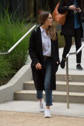 Jessica Alba - Exiting an Office Building in Los Angeles 05/12/2017
