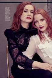 Jessica Chastain and Isabelle Huppert - The Hollywood Reporter May 2017 Issue