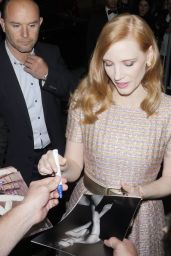 Jessica Chastain - Arriving at Chanel Dinner at Tetou restaurant in Cannes, France 05/24/2017