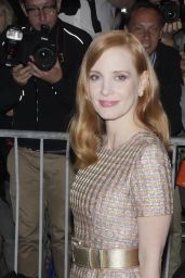 Jessica Chastain - Arriving at Chanel Dinner at Tetou restaurant in Cannes, France 05/24/2017