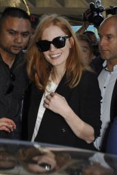 Jessica Chastain - Arriving at Nice Airport 05/16/2017