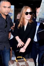 Jessica Chastain - Arriving at Nice Airport 05/16/2017
