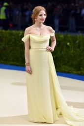 Jessica Chastain at MET Gala in New York 05/01/2017