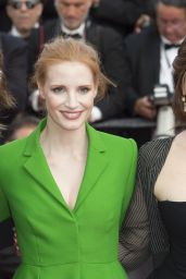 Jessica Chastain at “The Meyerowitz Stories” Premiere – Cannes Film Festival 05/21/2017