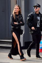 Josephine Skriver With Boyfriend Alexander Deleon in NYC 05/13/2017