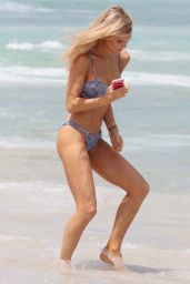 Joy Corrigan in Bikini - Beach in Miami 04/29/2017