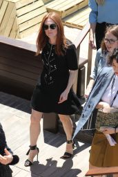 Julianne Moore at Promenade de la Croisette  in Cannes 05/17/2017