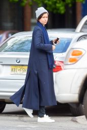 Katherine Waterston Street Style - Out in New York 05/08/2017