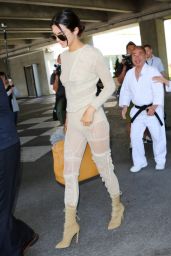 Kendall Jenner - Arrives at Nice Airport for the 70th annual Cannes Film Festival 05/19/2017