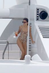 Kendall Jenner in Swimsuit on a Yacht in Antibes, France 05/22/2017