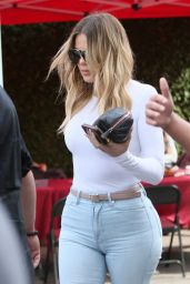 Khloe Kardashian - Filming "Keeping up with the Kardashian" For Cinco De Mayo at Casa Vega in LA 05/05/2017