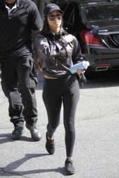 Kourtney Kardashian in Tights - Leaving Art Class in Los Angeles 05/30/2017