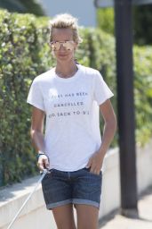 Lady Victoria Hervey - Out with Her Dog in Antibes 05/27/2017